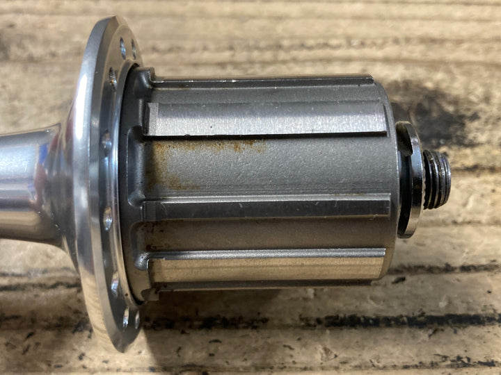 KE853 シマノ SHIMANO デュラエース DURA-ACE HB-7700 FH-7700 クイックリリース付 ハブ 前後セット 28H ※リアハブややザラつき有