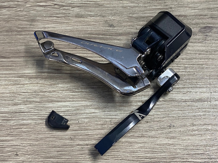 KF291 シマノ SHIMANO デュラエース R9150 Di2 11S 3点セット 2x11S STI FD RD リム 傷スレ