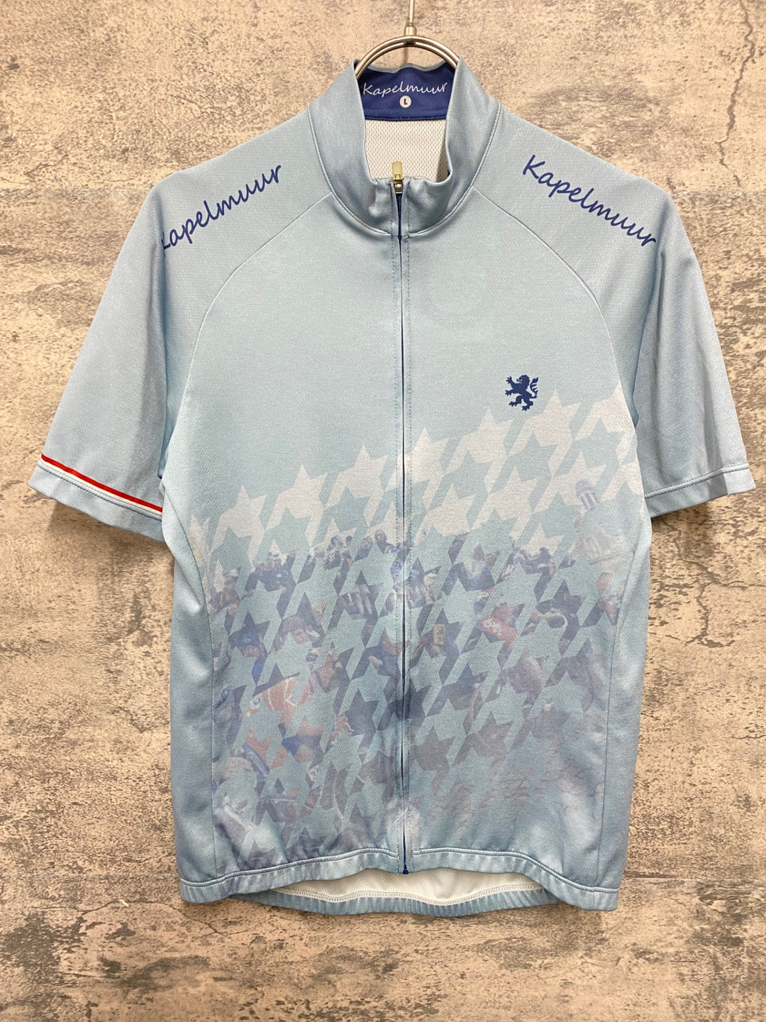 KB800 カペルミュール KAPELMUUR 半袖 サイクルジャージ ネイビー グレー L