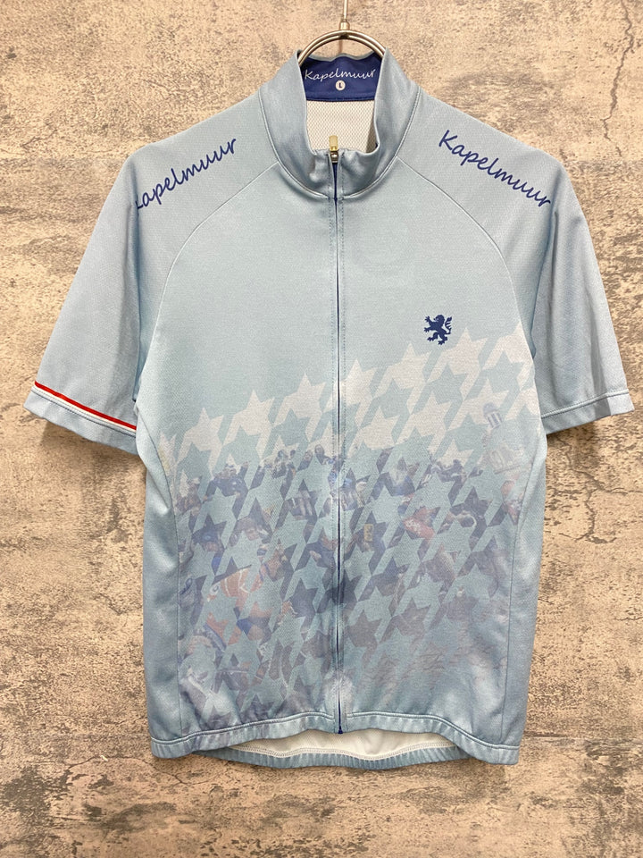 KB800 カペルミュール KAPELMUUR 半袖 サイクルジャージ ネイビー グレー L