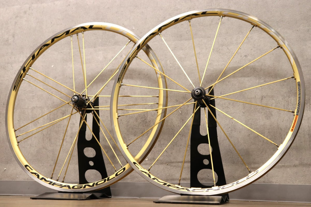 カンパニョーロ Campagnolo シャマルウルトラ SHAMAL ULTRA GOLD アルミ クリンチャー ホイールセット シマノ 12/11S ナローリム【さいたま浦和店】