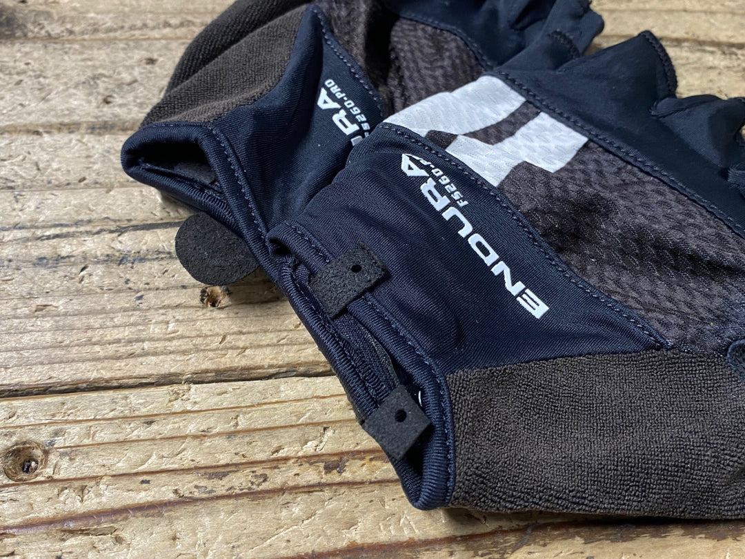 KJ263 エンデュラ ENDURA FS260-PRO 指切りグローブ 黒 M