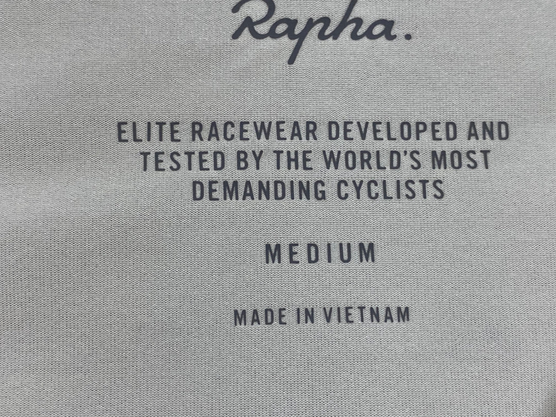 KD611 ラファ Rapha PRO TEAM JERSEY 半袖 サイクルジャージ 白 M 汚れあり