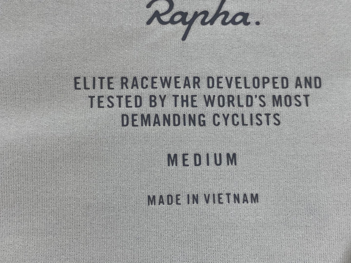 KD611 ラファ Rapha PRO TEAM JERSEY 半袖 サイクルジャージ 白 M 汚れあり