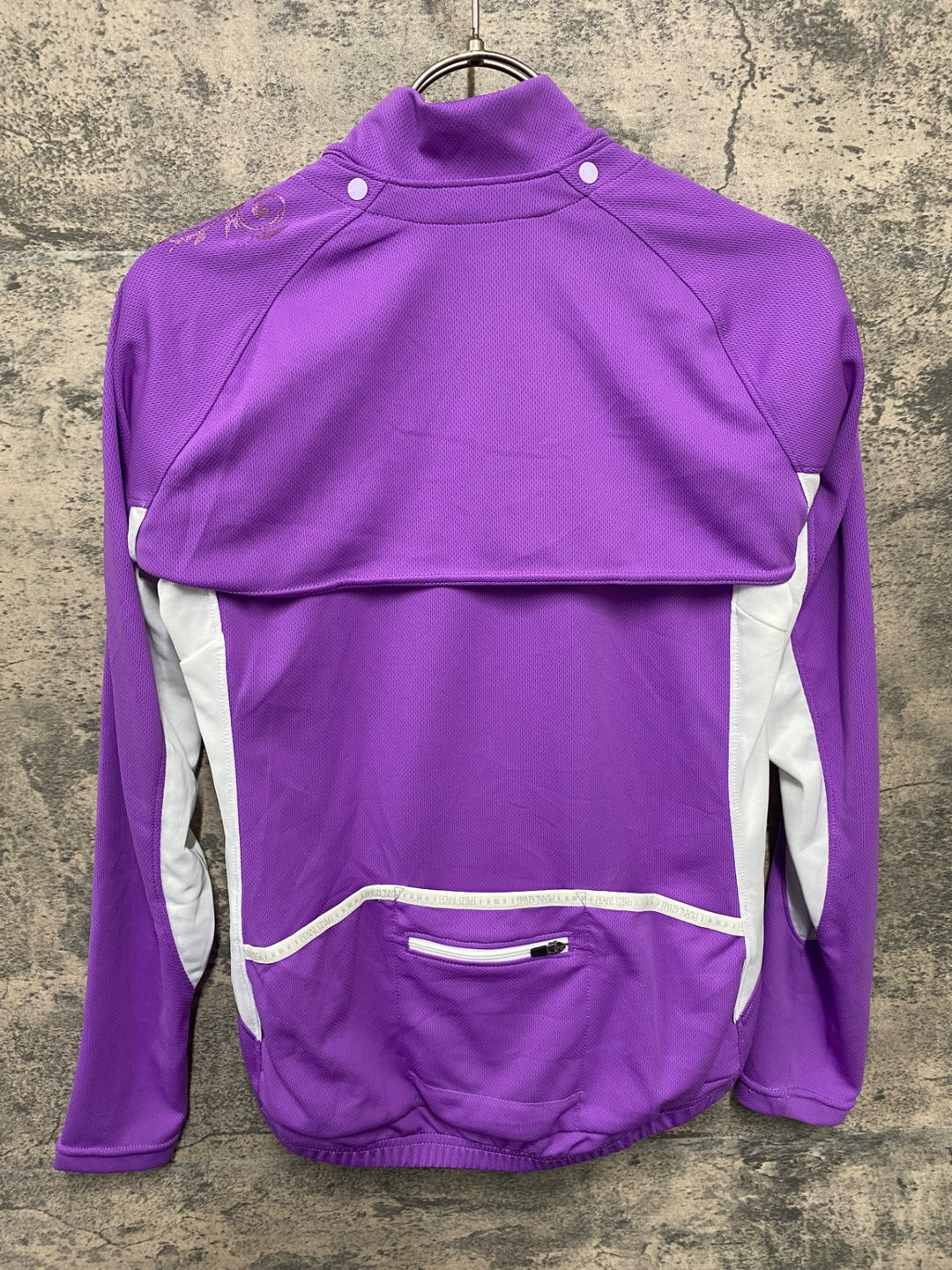 KD217 パールイズミ PEARL iZUMi UVロングスリーブジャージ 半袖/長袖 サイクルジャージ  着脱式 紫 M