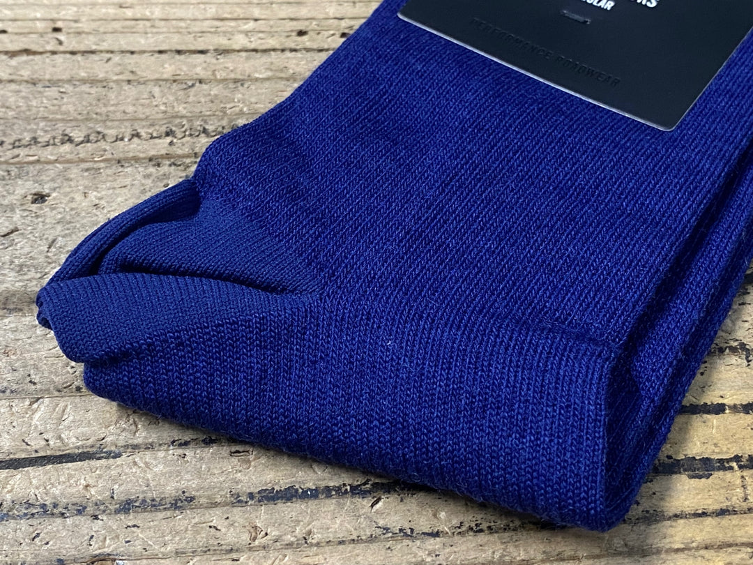 KC698 ラファ Rapha MERINO SOCKS REGULAR ソックス 紺 L