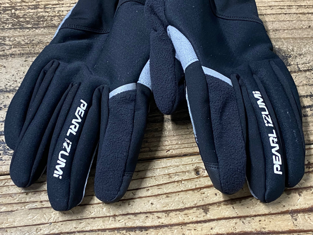 KE185 パールイズミ PEARL iZUMi 長指 ウィンターグローブ 黒 L 裏起毛 黒タグ