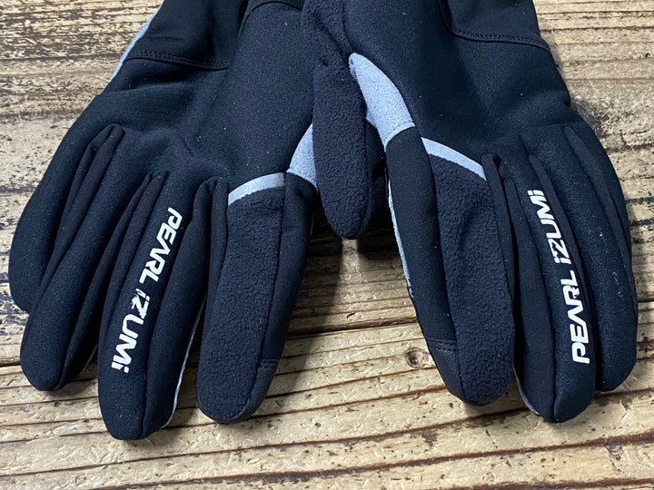 KE185 パールイズミ PEARL iZUMi 長指 ウィンターグローブ 黒 L 裏起毛 黒タグ