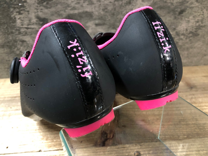 JT015 フィジーク fizik TEMPO OVERCURVE R5 SHOES ビンディングシューズ 黒 ピンク EU36 SPD-SL