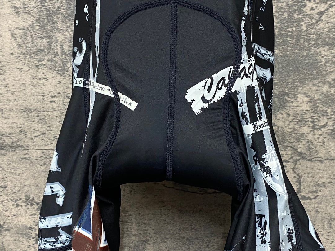 KG824 パンダーニ PANDANI ビブショーツ 黒 総柄 M