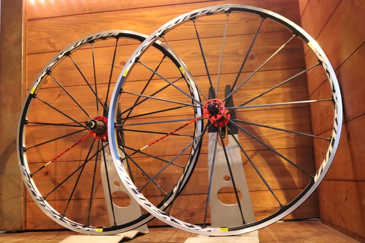 マヴィック MAVIC キシリウム KSYRIUM SL アルミ クリンチャー ホイールセット シマノ12/11S ナローリム 15C 【東京南麻布店】