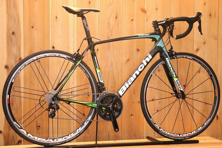 ビアンキ BIANCHI インテンソ INTENSO TEAM BELKIN 2015年モデル 55サイズ シマノ 105 5800 11S カーボン ロードバイク 【芦屋店】