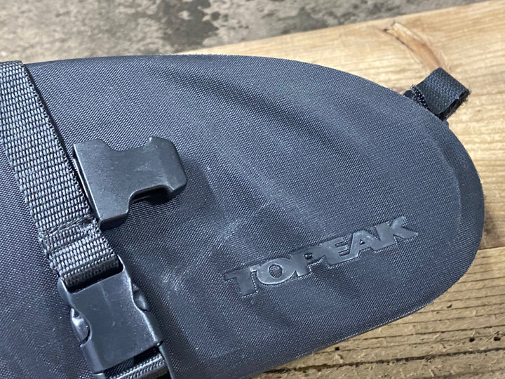KD699 トピーク TOPEAK ウェッジ ドライバッグ (ストラップ マウント) 黒 Lサイズ