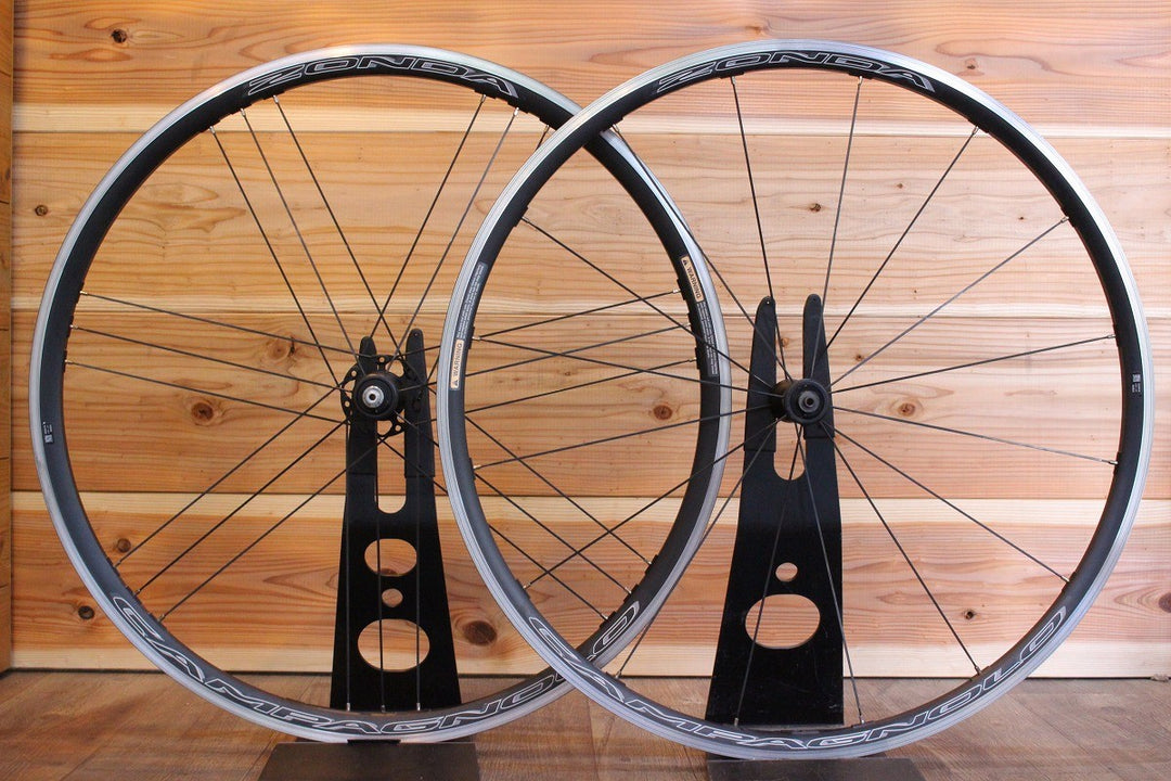 カンパニョーロ CAMPAGNOLO ゾンダ ZONDA アルミ クリンチャー ホイールセット シマノ 11S/12S 17C 【名古屋店】
