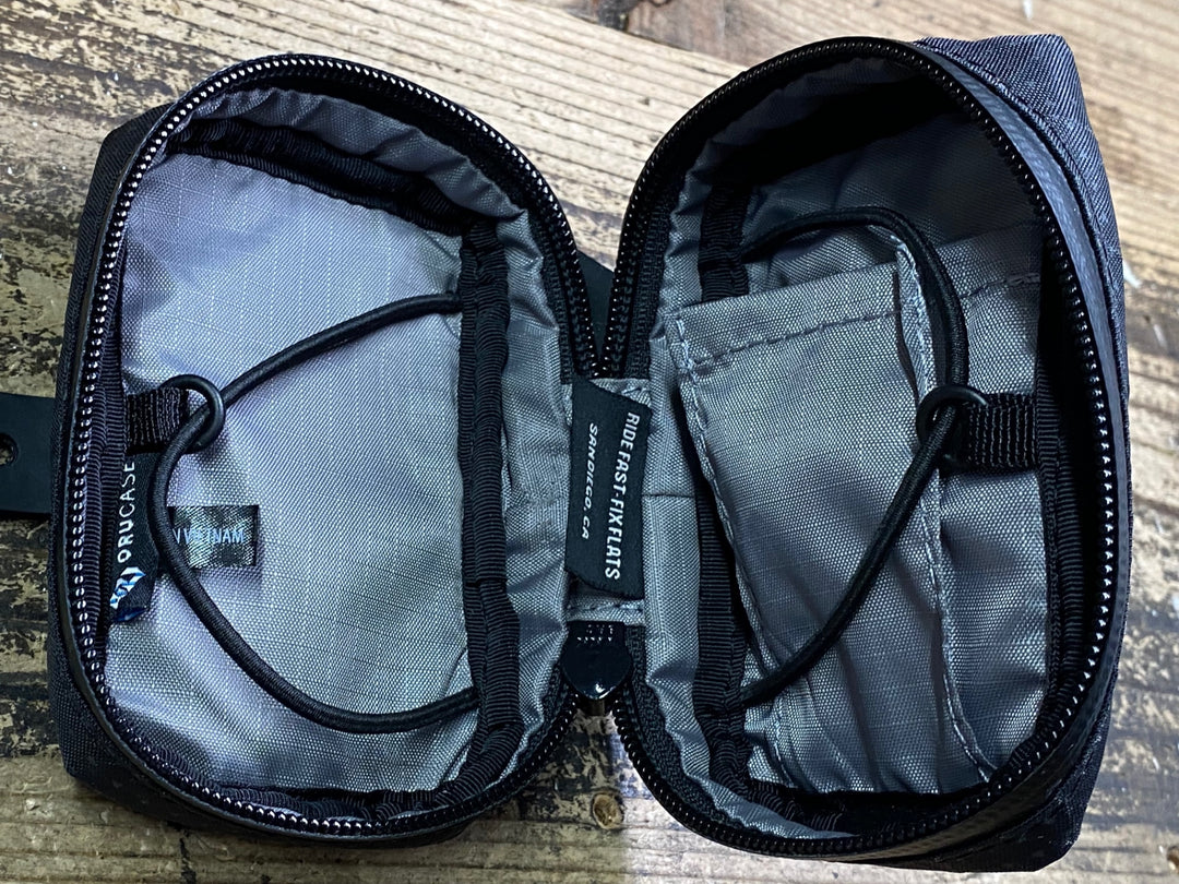 JK024 オルケース ORUCASE SADDLE BAG HC サドルバッグ 黒 0.4L