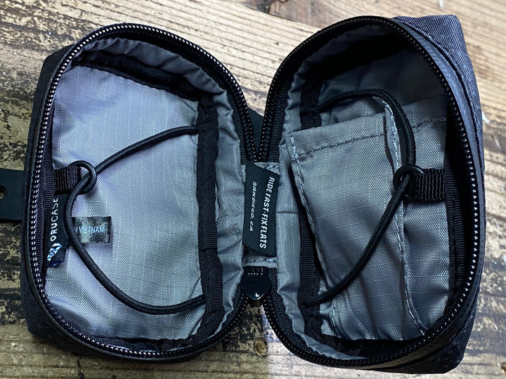 JK024 オルケース ORUCASE SADDLE BAG HC サドルバッグ 黒 0.4L