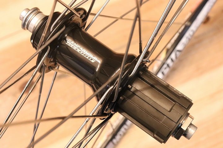 STAN'S ZTR ALPHA 340 リム 手組み カンパニョーロ レコード ハブ チューブレスレディ シマノ 11S/12S ホイールセット 【芦屋店】