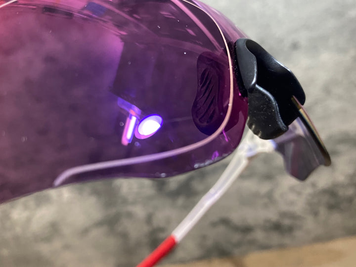 KH643 オークリー OAKLEY EV ZERO サングラス アイウェア 白 赤 PRIZMレンズ レンズ付属