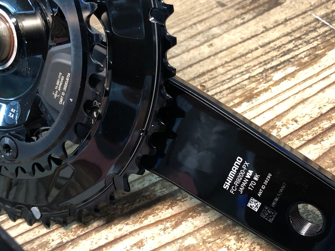 JD650 シマノ SHIMANO デュラエース DURA-ACE FC-R9200-PX パワーメーター クランクセット 50/34T 170mm 動作確認済