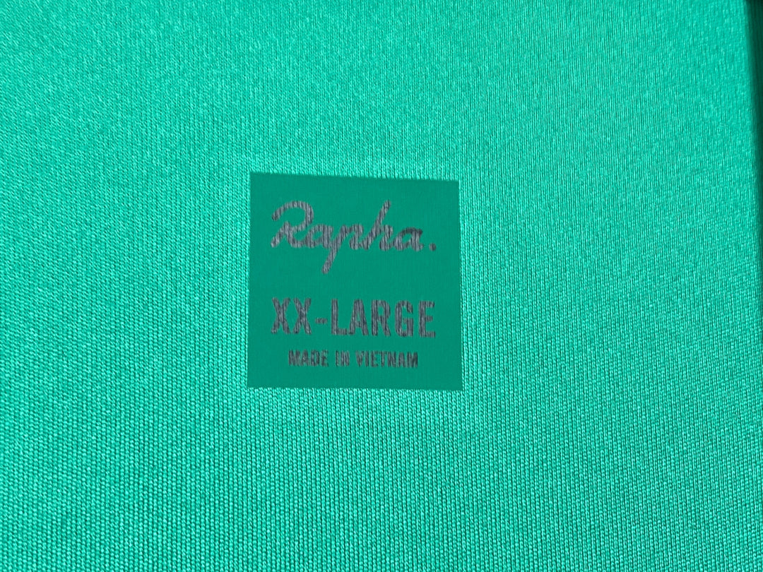KP813 ラファ RAPHA PROTEAM LONG SLEEVE TRAINING JERSEY 長袖サイクルジャージ 緑 XXL