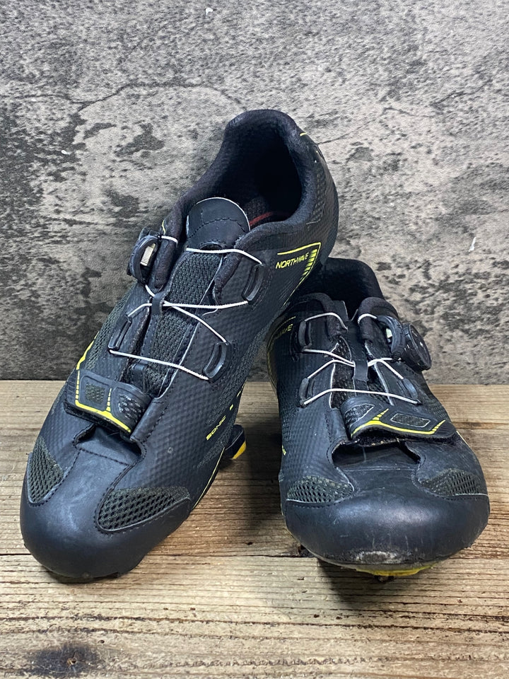 JQ581 ノースウェーブ NORTHWAVE SONIC 2 PLUS ビンディングシューズ SPD SPD-SL 兼用 黒 EUR42