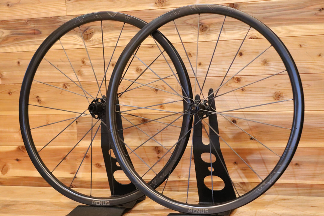 未使用品！ エレリサーチ ERE RESEARCH ジーナス GENUS SL30-R DISC シマノ 11S/12S 21C カーボン チューブレスレディ ロードバイク ホイールセット 【広島店】