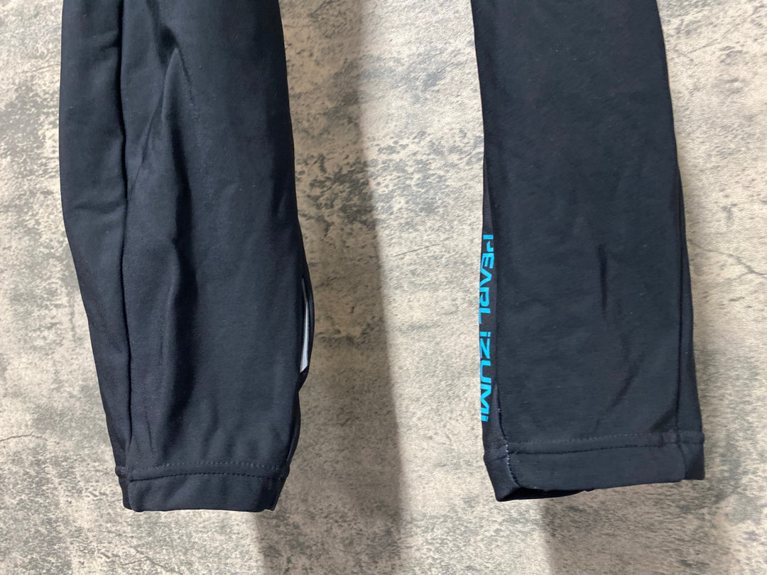 KG569 パールイズミ PEARL iZUMi レーサータイツ 黒青 MEN'S XL 裏起毛 ※スレ