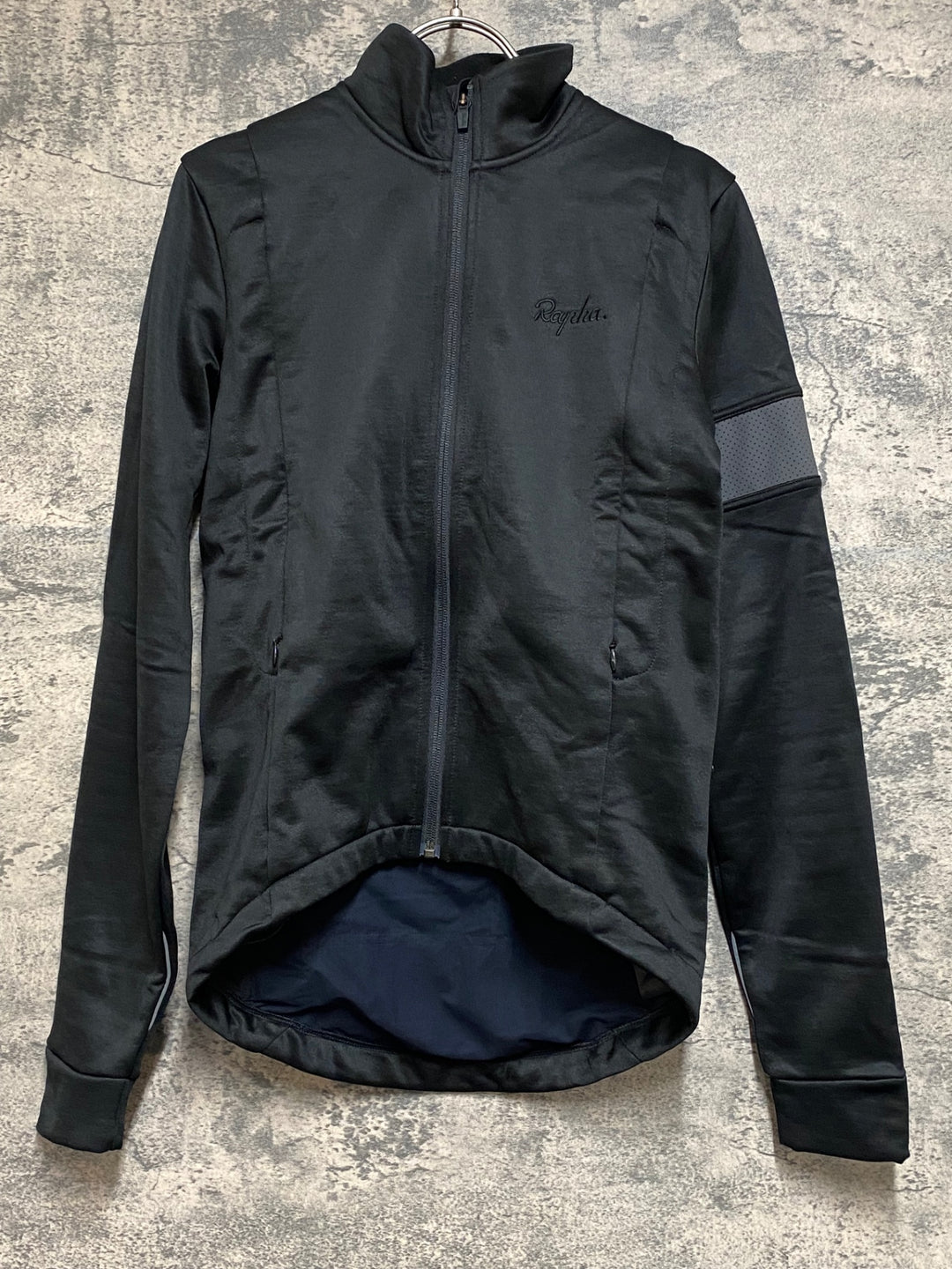 JR822 ラファ Rapha MEN'S LS CLASSIC WINTER JERSEY 長袖 サイクルジャケット Sサイズ 黒 裏起毛