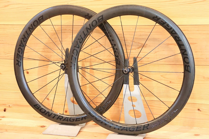 ボントレガー BONTRAGER アイオロス AEOLUS 5 TLR カーボン チューブレスレディ ホイールセット シマノ 12/11S 19C【千葉店】
