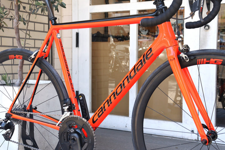 キャノンデール CANNONDALE スーパーシックス エヴォ SUPERSIX EVO Hi-Mod 2017モデル 56サイズ スラム レッド e-Tap 11S 電動 カーボン ロードバイク 【横浜店】