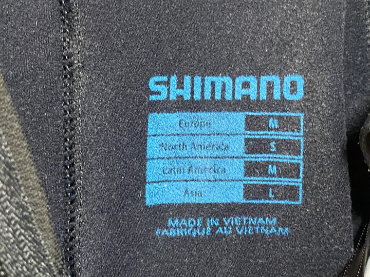 JQ089 シマノ SHIMANO 裏起毛 ビブタイツ 黒 L