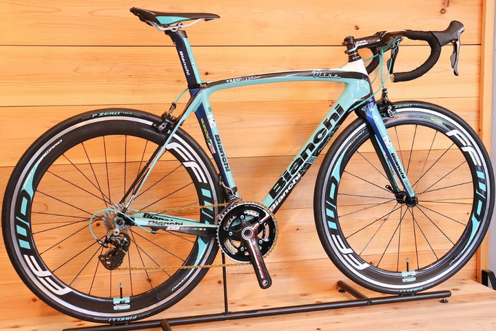 【限定チームレプリカ】ビアンキ BIANCHI オルトレ OLTRE ヴァカンソレイユ 2012モデル 55サイズ シマノ デュラエース 9000 MIX 11S カーボン ロードバイク 【千葉店】