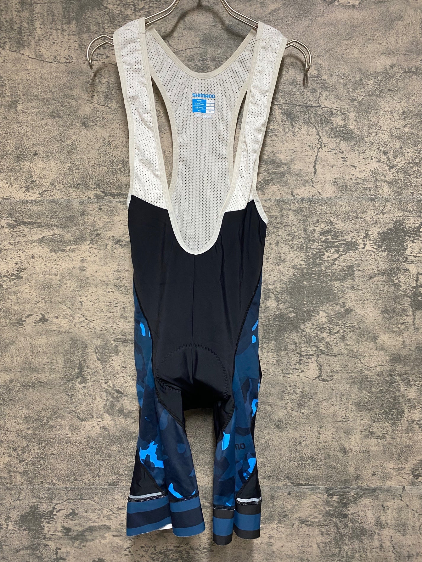 JP281 シマノ SHIMANO ビブショーツ ネイビー カモフラージュ M – BICI JP281 シマノ SHIMANO ビブショーツ ネイビー カモフラージュ M – BICI