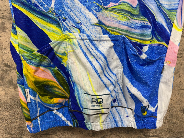 JT310 パールイズミ PEARL iZUMi RACE FiT 半袖サイクルジャージ 青 L