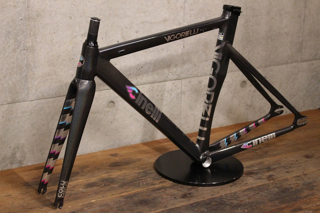 チネリ CINELLI ビゴレッリ VIGORELLI 2024年モデル XSサイズ ピスト アルミ フレームセット 【福岡店】