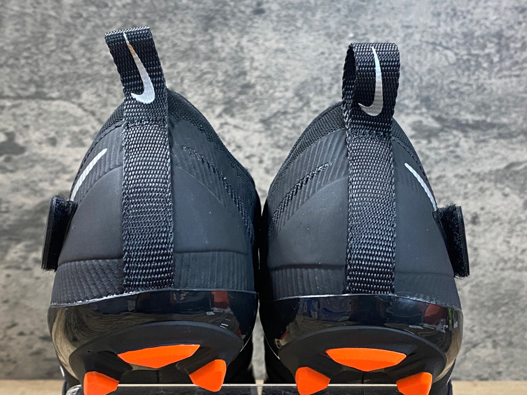 JR156 ナイキ NIKE W NIKE SUPERREP CYCLE ビンディングシューズ 黒オレンジ EU38