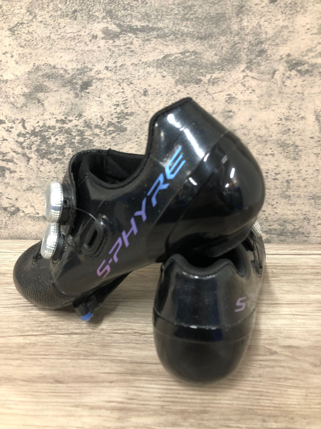 JY348 シマノ SHIMANO S-PHYRE SHRC902S L01 ビンディングシューズ SPD-SL 黒 EU41