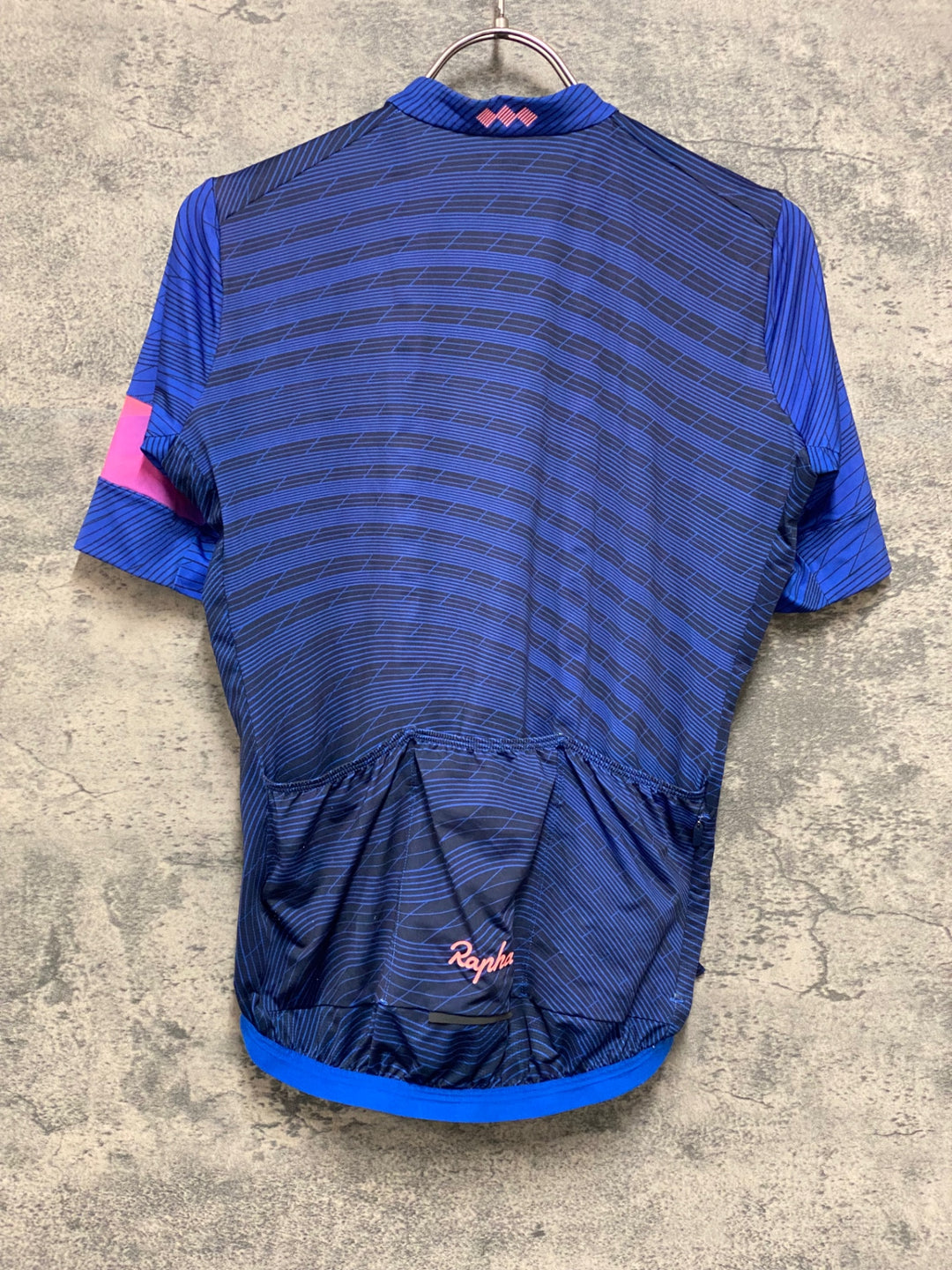 KC751 ラファ Rapha EF PRO TEAM TRAINING JERSEY 半袖 サイクルジャージ ネイビー ピンク S