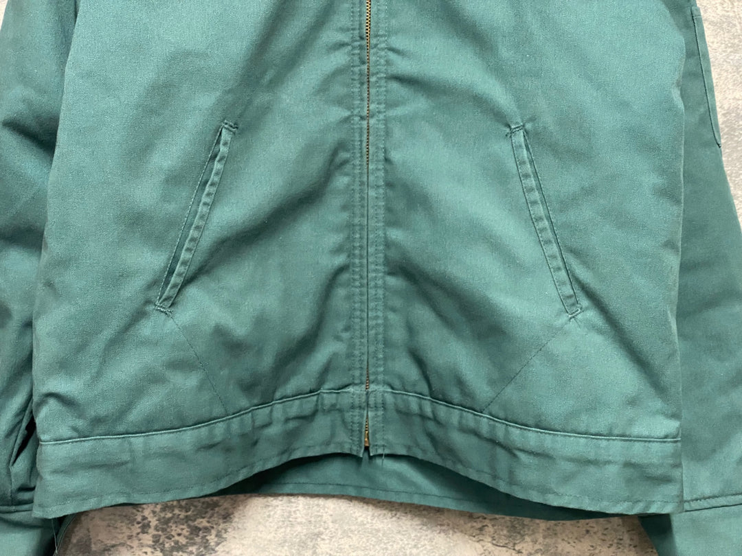 KF069 ディッキーズ Dickies JACKET FQ 長袖 ワークジャケット 深緑 L