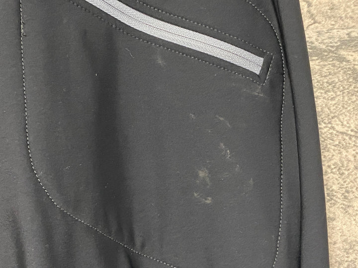 KF566 アソス assos OFF-ROAD TRAIL EXPLORER WINTER CARGO PANTS パンツ 黒 S 裏起毛 ※ゴム切れ