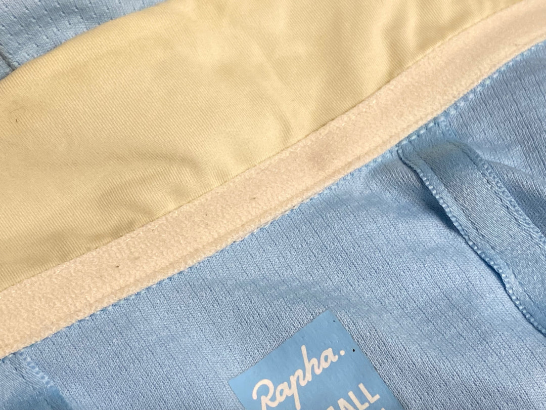 KB269 ラファ Rapha SUPER LIGHTWEIGHT JERSEY 半袖 サイクルジャージ 水色 XS ※裾ゴム伸び