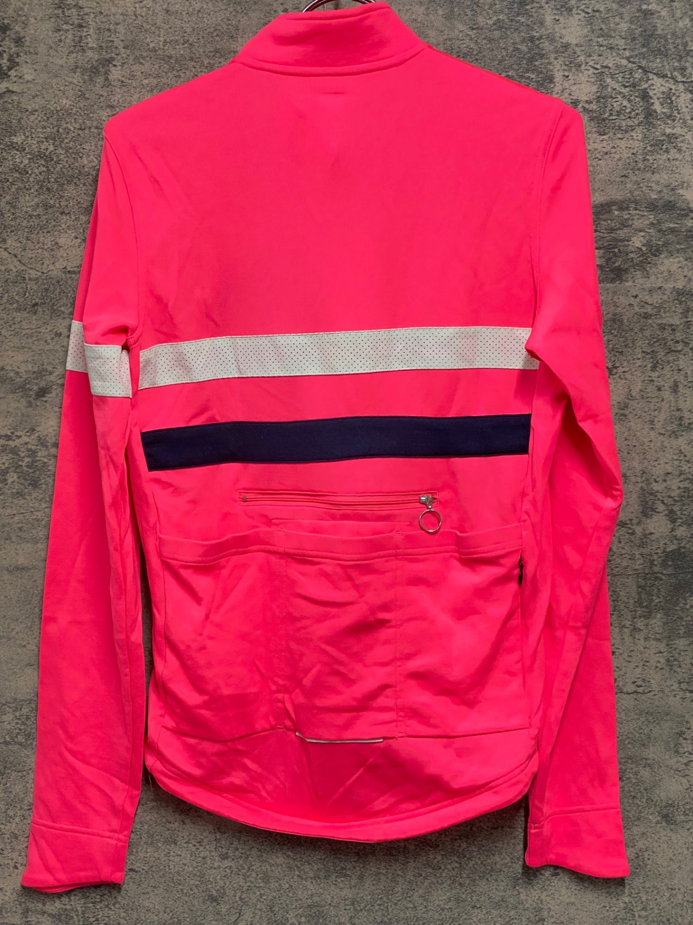 JV227 ラファ Rapha BREVET JERSEY 長袖 サイクルジャージ ピンク S