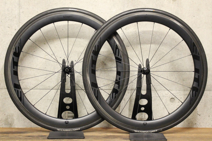 エリートホイールズ ELITEWHEELS Marvel 50V カーボン チューブレス ホイールセット シマノ12S/11S 【福岡店】