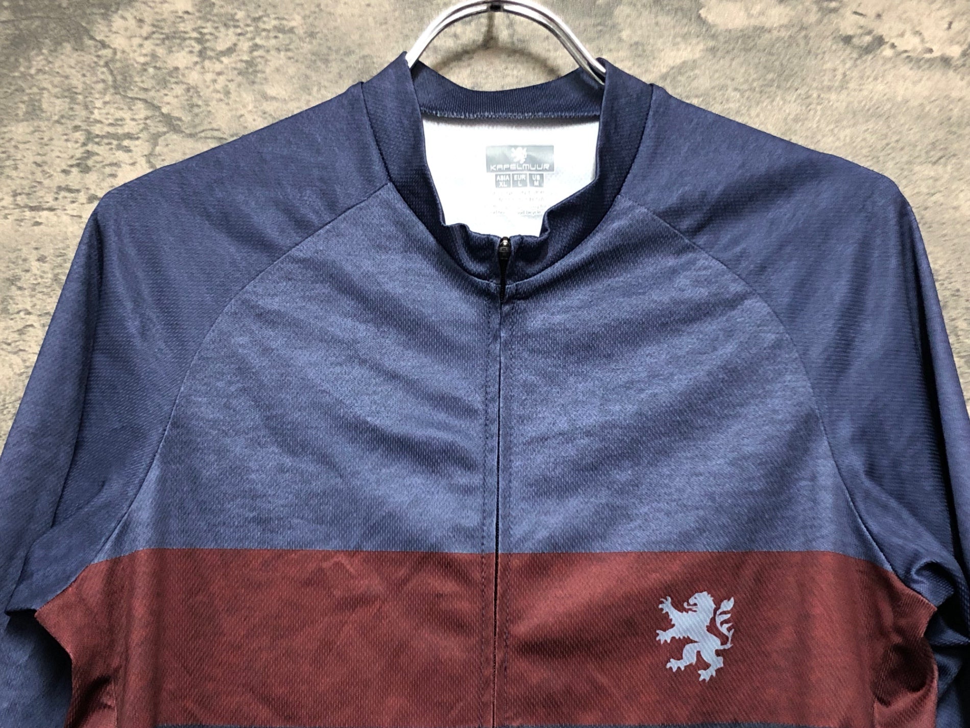 JU157 カペルミュール KAPELMUUR 半袖 サイクルジャージ XL 紺茶