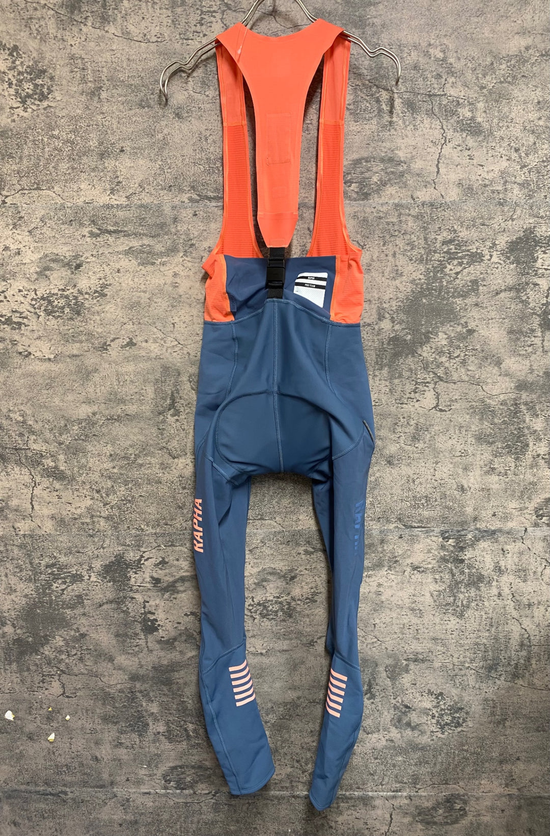 KC768 ラファ Rapha WOMEN'S PRO TEAM WINTER TIGHTS ビブタイツ 青 M 裏起毛