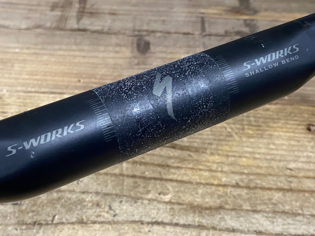 KM039 スペシャライズド SPECIALIZED シャローベンド S-WORKS SHALLOW BEND カーボン ドロップハンドル 400mmエンドC-C Φ31.8