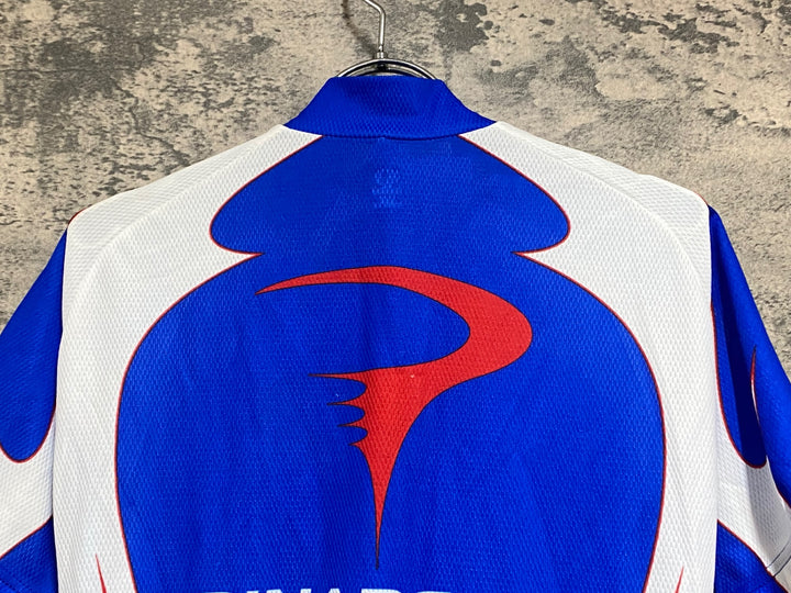 KN965 パールイズミ PEARL iZUMi 半袖 サイクルジャージ 青白 L Pinarello