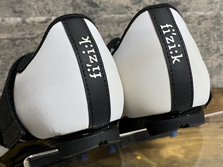 KC431 フィジーク fizik TEMPO R5 POWERSTRAP ビンディングシューズ 白黒 EU38 SPD-SL