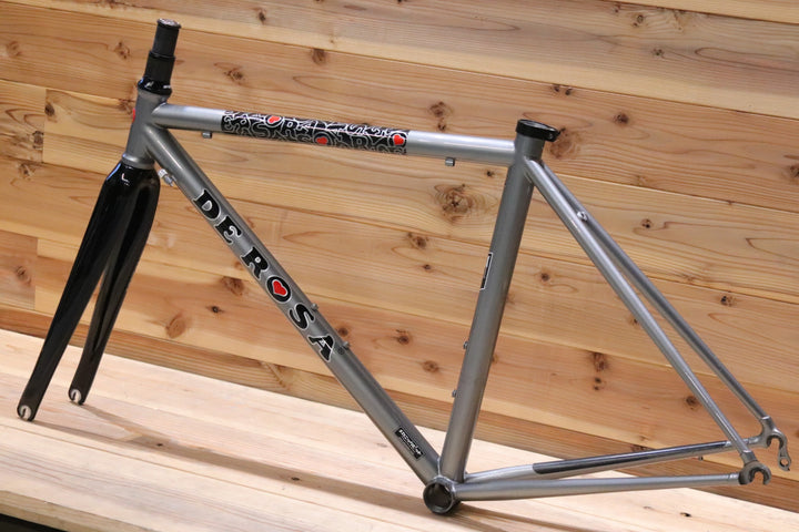 デローザ DE ROSA コルム コラム CORUM SLOPE RIM 2017モデル 44サイズ スチール ロードバイク フレームセット 【広島店】