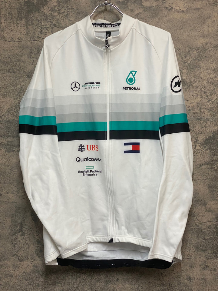 KR427 アソス assos FF1 GT Spring Fall LS Jersey 長袖 サイクルジャージ 白 XLG 裏起毛